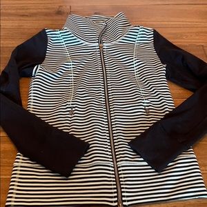 Black and Mint Stripes Lululemon Jacket